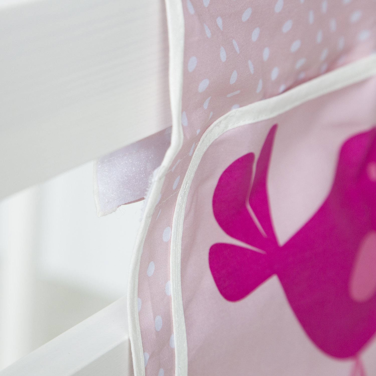 Accessoires De Lit Sac En Tissu Lit D'Enfant Lit Superposé Literie Rose 