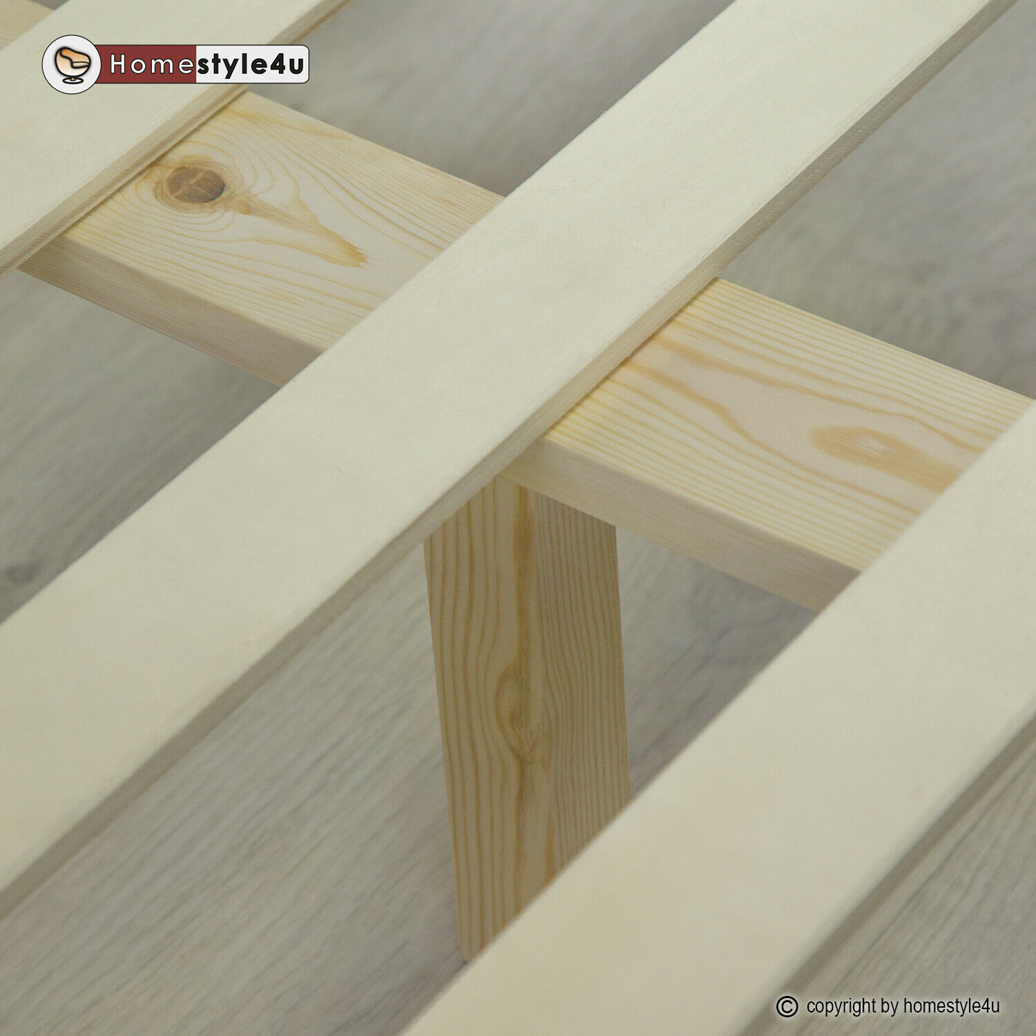 Wood Bed 180x200 cm Natural | Double Bed | with Slatted Frame | Solid | Kids Youth Guest Bedroom Wood Bed 180x200 cm Natural | Double Bed | with Slatted Frame | Solid | Kids Youth Guest Bedroom
