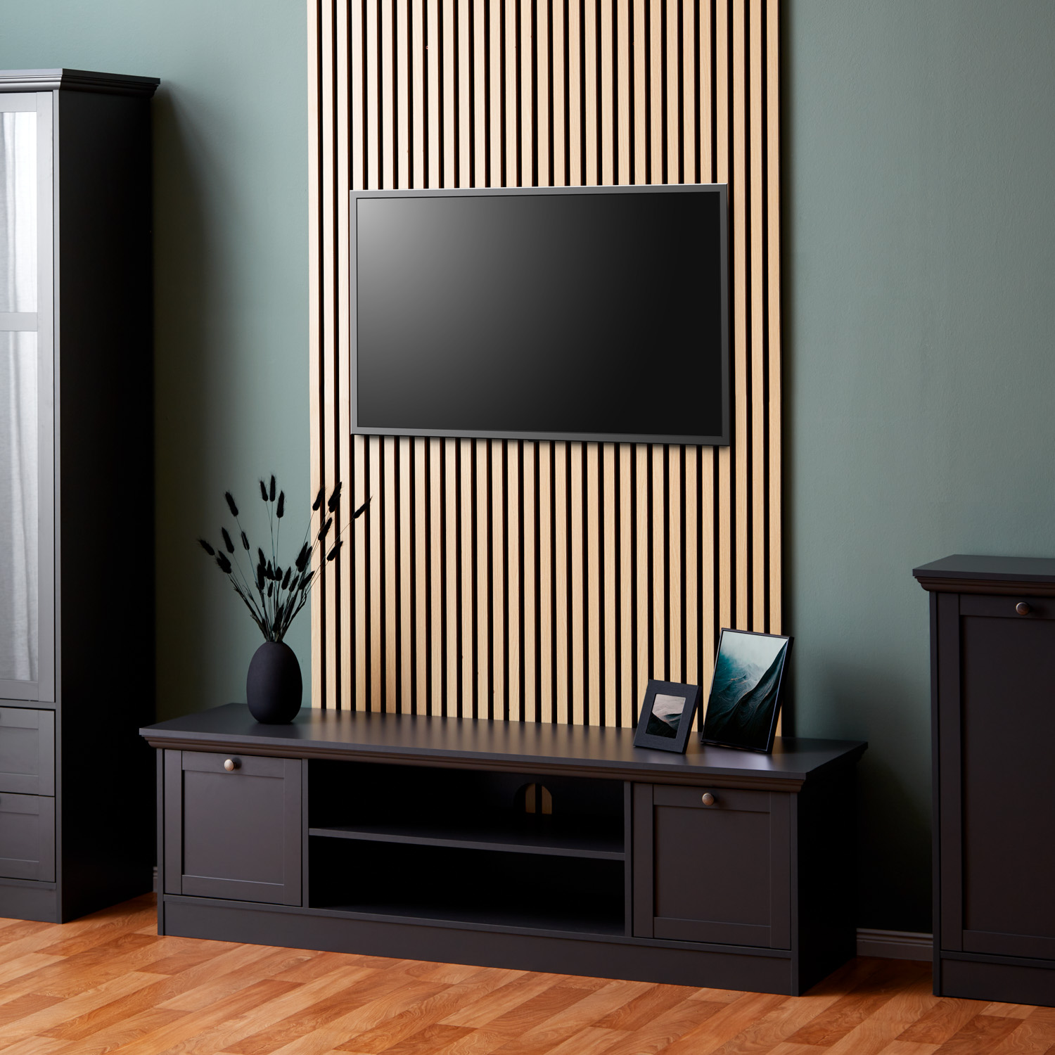 Acoustic Panels Wall Panels 60 x 60 cm Natural Oak | Wood | 1 Piece | 3D Strips Acoustic Panels Wall Panels 60 x 60 cm Natural Oak | Wood | 1 Piece | 3D Strips