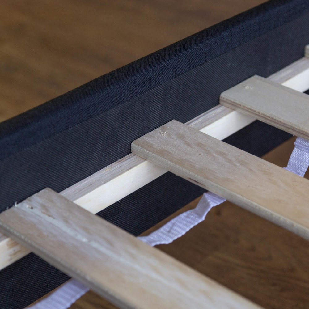 Upholstered bed rack 140 x 200 black Upholstered bed rack 140 x 200 black