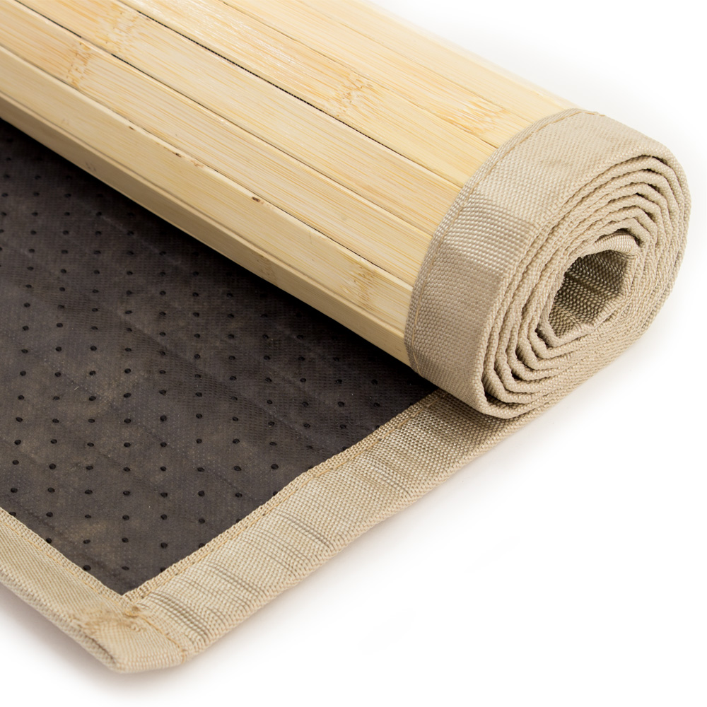 Bamboo carpet Rug 120x180 in light