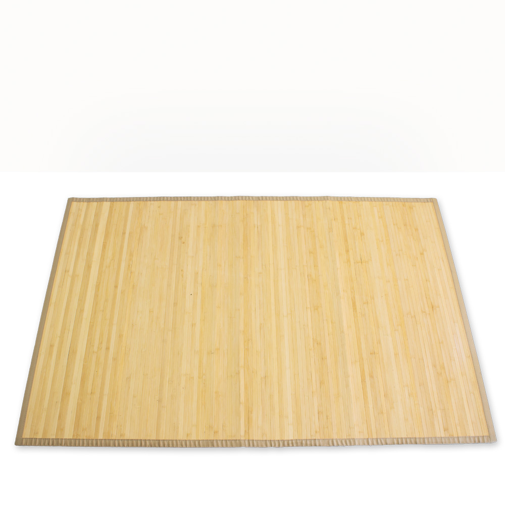 Bamboo carpet Rug 180 x270 in light