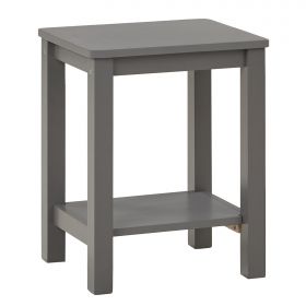 Bedside table grey Sofa Table Wooden Nightstand