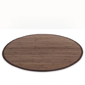 Tapis Bambou 200 cm sur en brun foncè