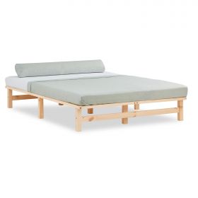 Pallet Bed Natural White Grey 90x200 140x200 cm with Slats Wooden Bed Solid Wood Bed Futon Bed Pallet Furniture 