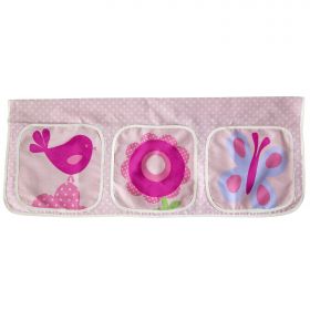 Bedding Bunk Bed Cloth Bag Cot Bed Accessories Children´s Bed Pink 